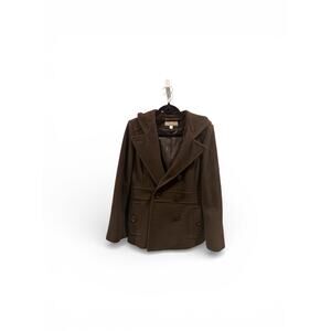 Croft & Barrow Wool Coat Hooded